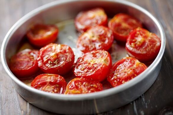 tomates cocidos para aumentar a potencia