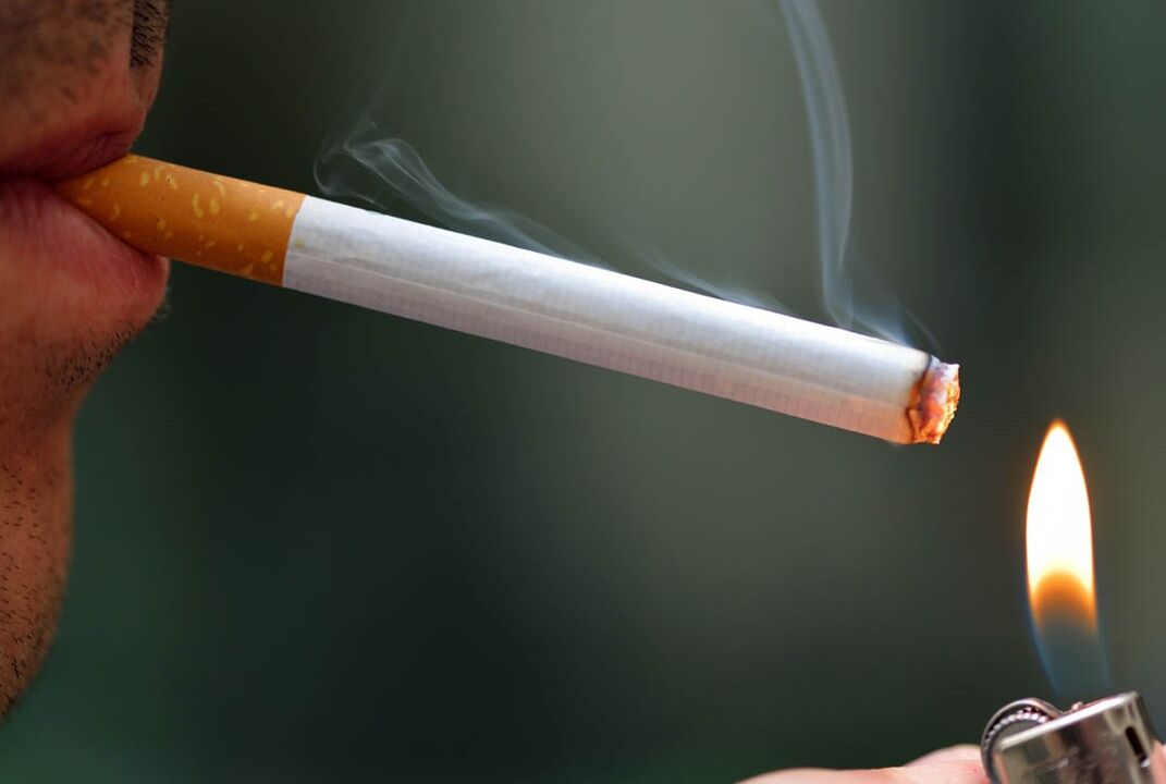 fumar como causa de baixa potencia despois dos 60